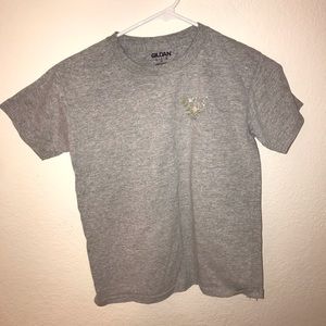 Hand-stitched flower embroidery shirt